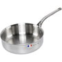 De Buyer Affinity Sauteuse de acero inoxidable 24 cm straight