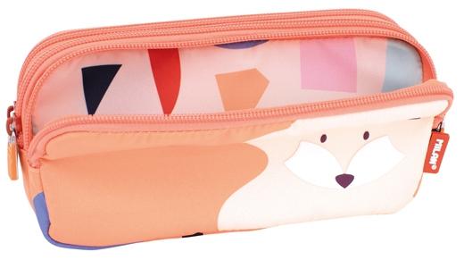 Milan Portatodo 3 Cremalleras Serie Especial Fun Animals Naranja 22 x 11 x 6,5 cm Milan Portatodo 3 Cremalleras Serie Especial Fun Animals Naranja 22 x 11 x 6,5 cm