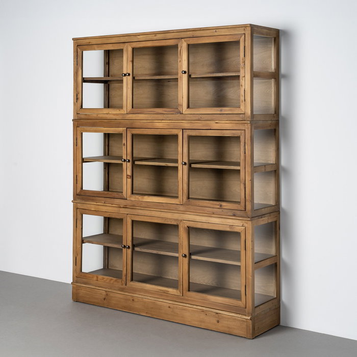 Vitrina Madera Reciclada Salón 155 X 40 X 201,50 cm