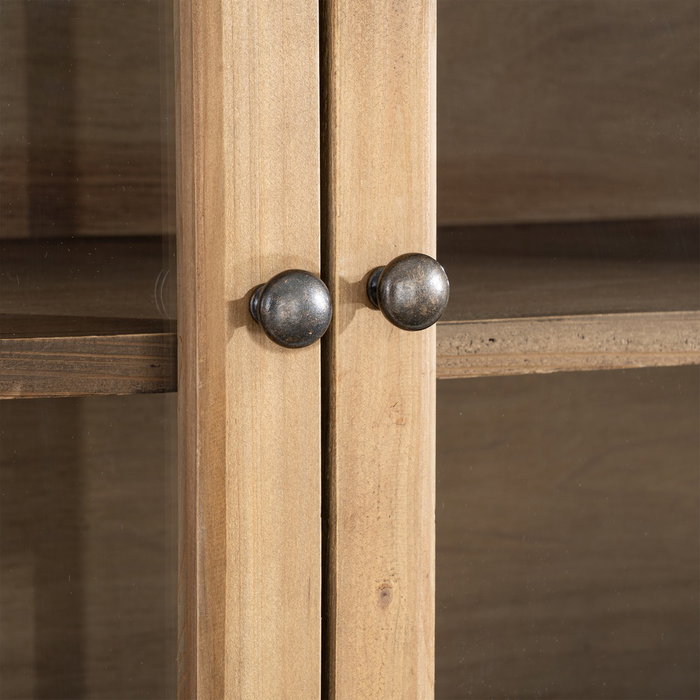 Vitrina Madera Reciclada Salón 155 X 40 X 201,50 cm