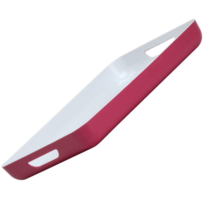 Saveur et Degustation Bandeja Lacada Rectangular 42,5x29x5,1 cm con Asas Integradas