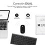 Subblim Combo Multidispositivo Compacto Gris/Negro SUBKBC-OCO020