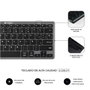 Subblim Combo Multidispositivo Compacto Gris/Negro SUBKBC-OCO020