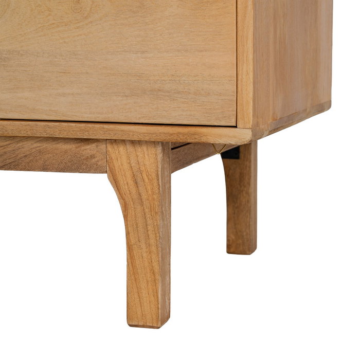Aparador Natural Madera de Mango Salón 200 X 45 X 76 cm Aparador Natural Madera de Mango Salón 200 X 45 X 76 cm