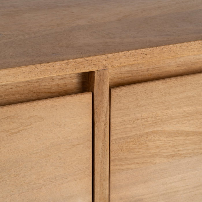 Aparador Natural Madera de Mango Salón 200 X 45 X 76 cm Aparador Natural Madera de Mango Salón 200 X 45 X 76 cm