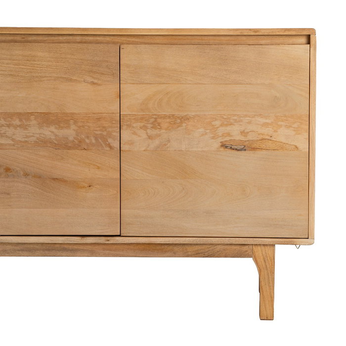 Aparador Natural Madera de Mango Salón 200 X 45 X 76 cm Aparador Natural Madera de Mango Salón 200 X 45 X 76 cm