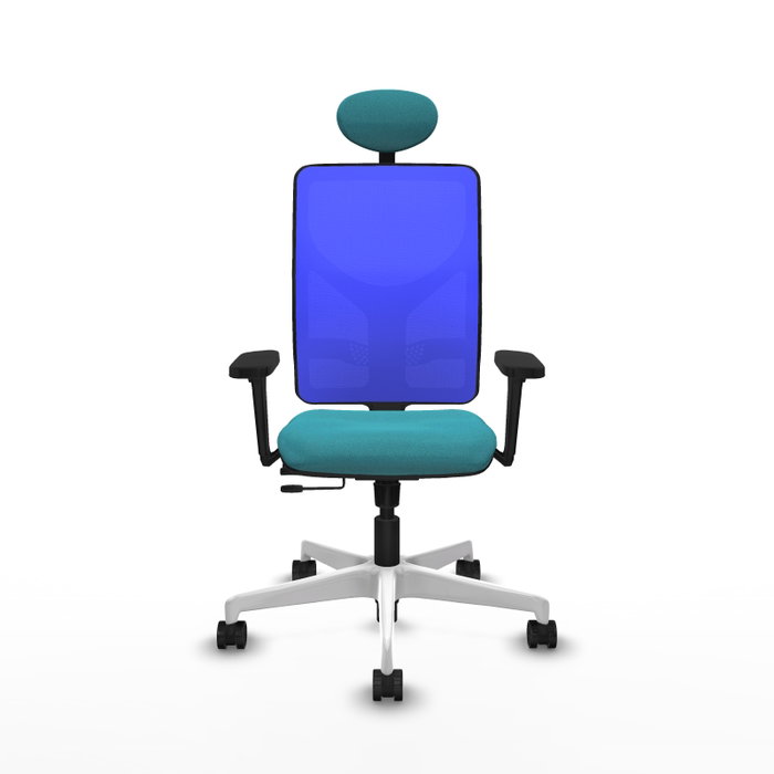 PIQUERAS Y CRESPO Silla de oficina Motilla con mecanismo Sincro/Traslack, Turquesa y Azul PIQUERAS Y CRESPO Silla de oficina Motilla con mecanismo Sincro/Traslack, Turquesa y Azul
