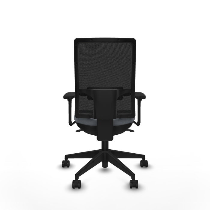PIQUERAS Y CRESPO Silla de oficina Horna con Mecanismo Sincro, Gris y Negro