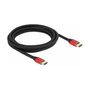 DeLOCK Cable HDMI Ultra High Speed 8K 60 Hz 48 Gbps 3 m Rojo