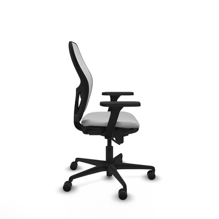 PIQUERAS Y CRESPO Silla de oficina Jorquera con mecanismo Sincro Gris claro y Blanco PIQUERAS Y CRESPO Silla de oficina Jorquera con mecanismo Sincro Gris claro y Blanco
