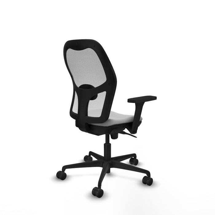 PIQUERAS Y CRESPO Silla de oficina Jorquera con mecanismo Sincro Gris claro y Blanco PIQUERAS Y CRESPO Silla de oficina Jorquera con mecanismo Sincro Gris claro y Blanco