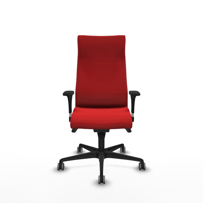 PIQUERAS Y CRESPO Sillón Albacete Rojo con Mecanismo Sincro y Brazos 1D PIQUERAS Y CRESPO Sillón Albacete Rojo con Mecanismo Sincro y Brazos 1D