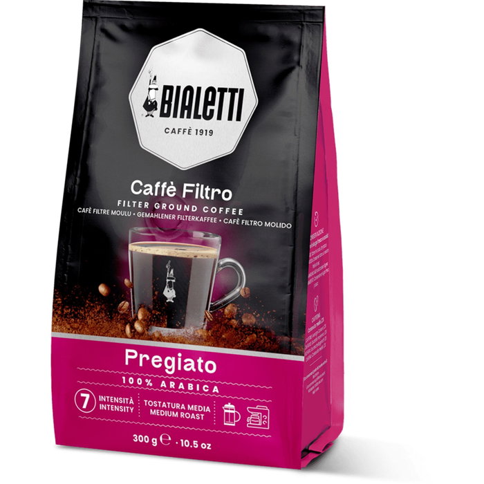 Bialetti Filtro Pregiato Café Molido 300 g para Prensa Francesa Bialetti Filtro Pregiato Café Molido 300 g para Prensa Francesa