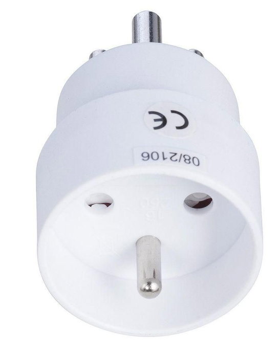 MicroConnect Adaptador de corriente Schuko a DK