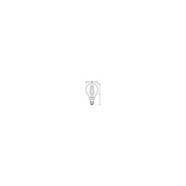Ledvance/Osram Classic E14 2,5 W 220 lm 2400 K 300º IP20