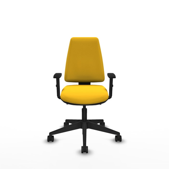 PIQUERAS Y CRESPO Silla de oficina Elche Amarillo con mecanismo Asincro PIQUERAS Y CRESPO Silla de oficina Elche Amarillo con mecanismo Asincro