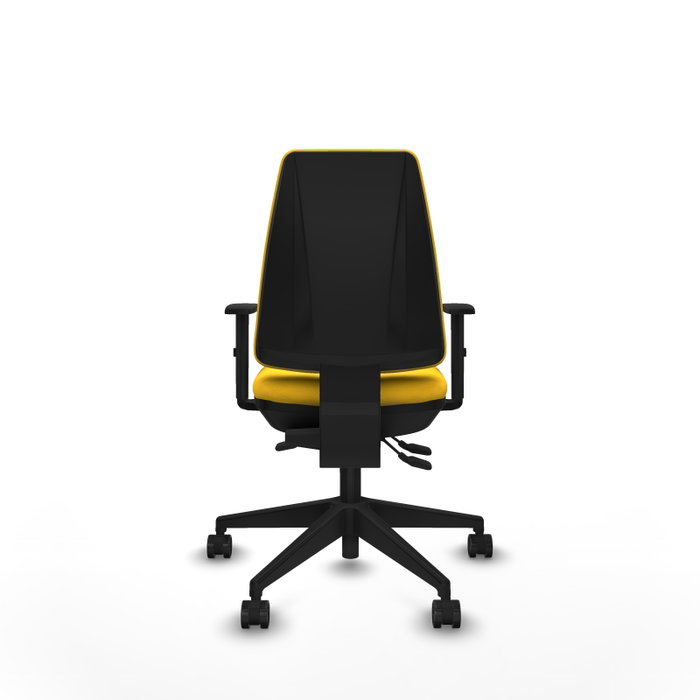 PIQUERAS Y CRESPO Silla de oficina Elche Amarillo con mecanismo Asincro PIQUERAS Y CRESPO Silla de oficina Elche Amarillo con mecanismo Asincro
