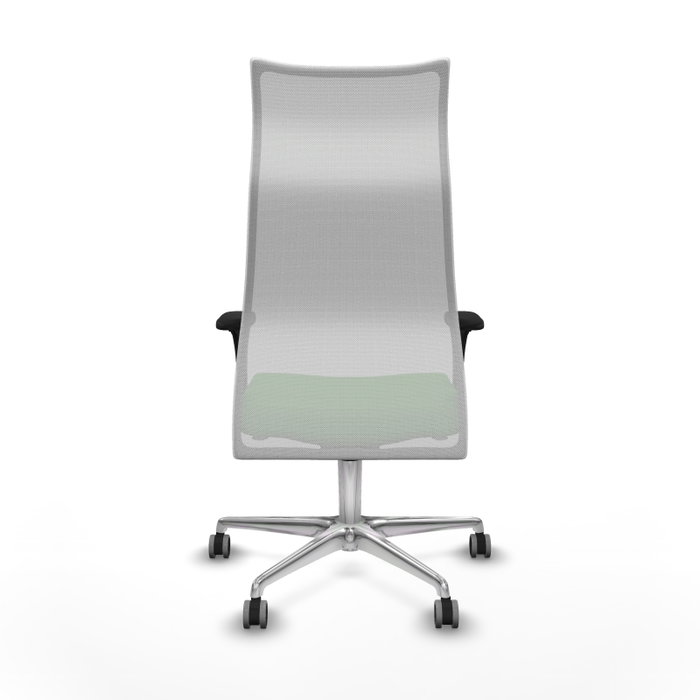 PIQUERAS Y CRESPO Sillón Albacete Verde y Blanco con Mecanismo Sincro y Base de Aluminio PIQUERAS Y CRESPO Sillón Albacete Verde y Blanco con Mecanismo Sincro y Base de Aluminio