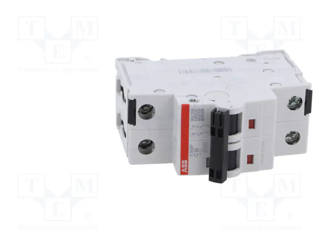 ABB S300P Interruptor magnetotérmico 2 polos 10A Caract C