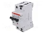 ABB S300P Interruptor magnetotérmico 2 polos 10A Caract C