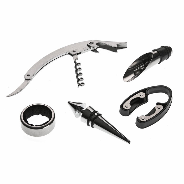 Versa Set Botella 5 Utensilios Gran Riserva 7 cm x 7 cm x 32 cm (2 Unidades)