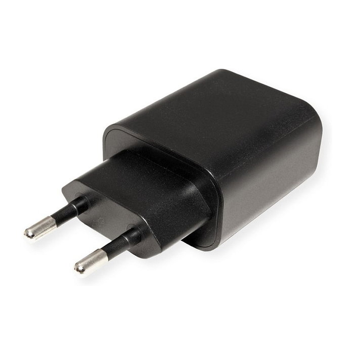 VALUE Cargador USB con 1 Puerto Tipo-C (PD) de 25W Negro VALUE Cargador USB con 1 Puerto Tipo-C (PD) de 25W Negro