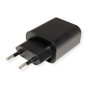 VALUE Cargador USB con 1 Puerto Tipo-C (PD) de 25W Negro