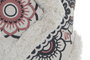 DKD Home Decor Cojin Colonial Blanco Negro Poliester 10 x 45 x 45 cm