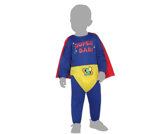 Heroe Comic Disfraz de Superhéroe para Bebé Niño 12-24 Meses - Mono y Capa