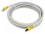 TELEGÄRTNER Patch cord Cat 5 U/UTP 0,5m gris