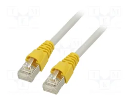 TELEGÄRTNER Patch cord Cat 5 U/UTP 0,5m gris