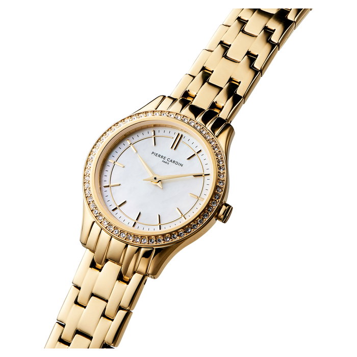 Pierre Cardin Reloj Analógico para Mujer CF.0611.SE.G Dorado