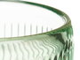 Giftdecor Portavela Círculo Raya Pequeño Verde 7.5 x 7.8 x 7.5 cm Cristal (Set de 12)