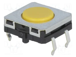 Aratas (Formerly Omron Components) Microconmutador TACT B3W SPST-NO Amarillo