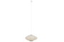 DKD Home Decor Lámpara de Techo Lino y Cuerda Crudo 45x45x20 cm