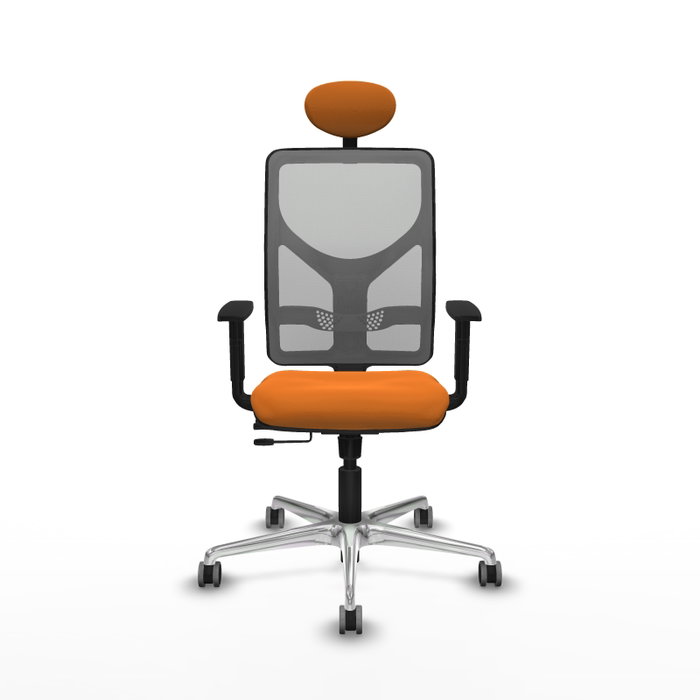 PIQUERAS Y CRESPO Silla de oficina Motilla con mecanismo Sincro/Traslack Naranja/Gris PIQUERAS Y CRESPO Silla de oficina Motilla con mecanismo Sincro/Traslack Naranja/Gris