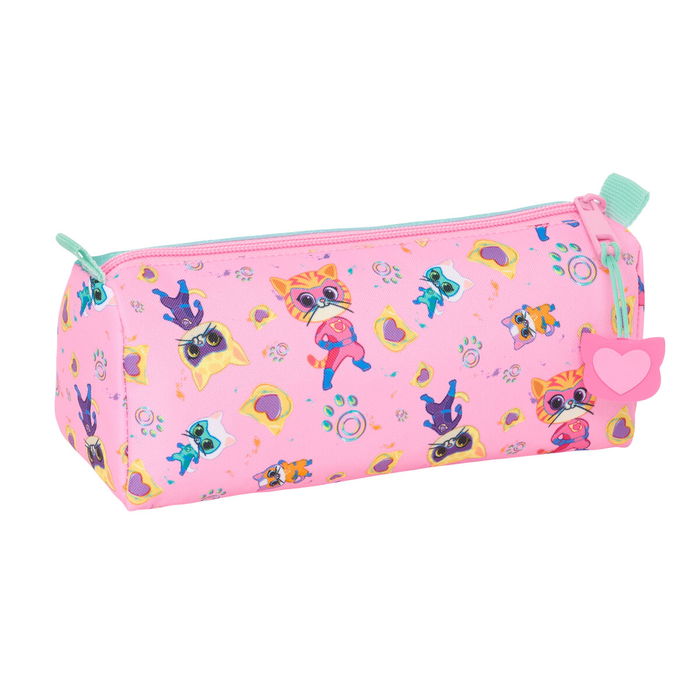 Portatodo SuperKitties Rosa Turquesa 21 x 8 x 7 cm