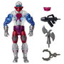 Mattel Masters of the Universe Masterverse New Eternia Roboto Figura de Acción Coleccionable 7 Pulgadas 30 Puntos Articulación Transparente Incluye Accesorios