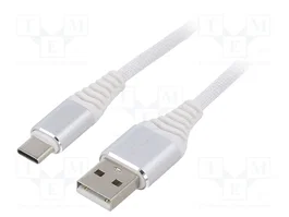 GEMBIRD Cablexpert USB 2.0 de USB A a USB C, 2m, Dorado