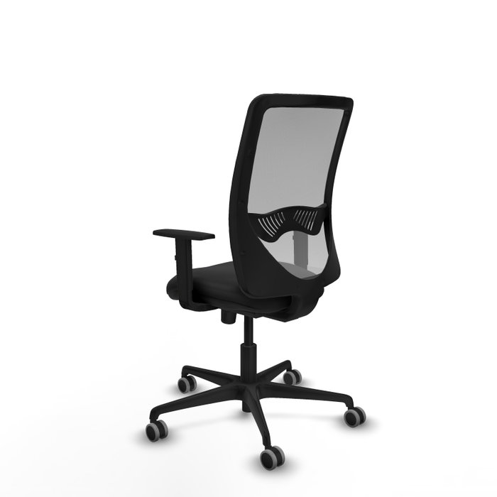 PIQUERAS Y CRESPO Silla de oficina Zulema con mecanismo Sincro, Negro y Gris PIQUERAS Y CRESPO Silla de oficina Zulema con mecanismo Sincro, Negro y Gris