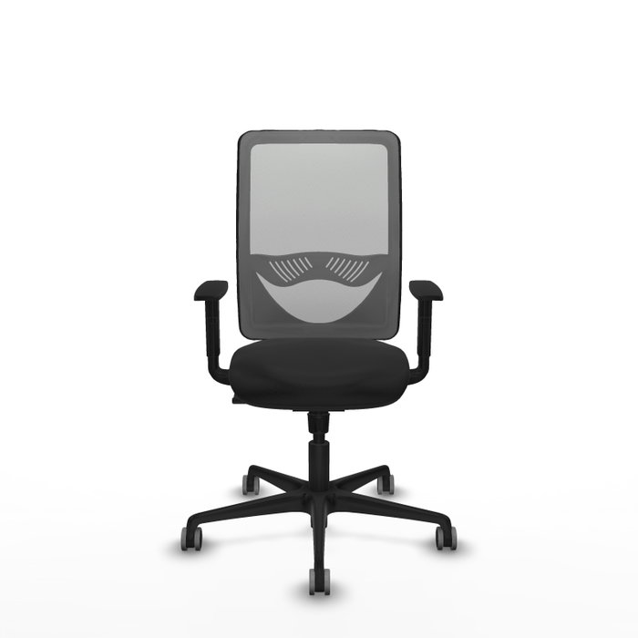 PIQUERAS Y CRESPO Silla de oficina Zulema con mecanismo Sincro, Negro y Gris PIQUERAS Y CRESPO Silla de oficina Zulema con mecanismo Sincro, Negro y Gris