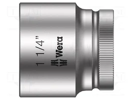 WERA Zyklop Vaso de 6 ángulos HEX 1 1/4 pulgadas 1/2 pulgadas 42mm