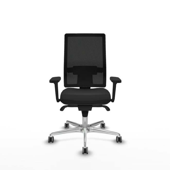 PIQUERAS Y CRESPO Silla de oficina Horna Negro con Mecanismo Sincro