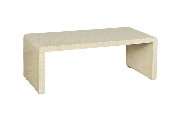 DKD Home Decor Mesa de Centro Bone 23 Hueso con Taracea DKD Home Decor Mesa de Centro Bone 23 Hueso con Taracea
