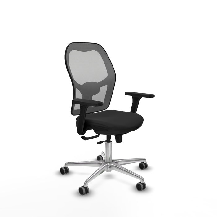 PIQUERAS Y CRESPO Silla de oficina Jorquera con mecanismo Sincro/Traslack, Negro/Gris PIQUERAS Y CRESPO Silla de oficina Jorquera con mecanismo Sincro/Traslack, Negro/Gris