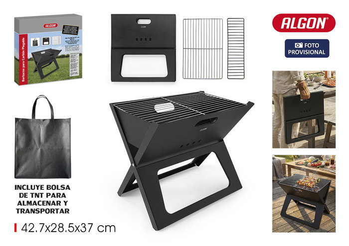 Algon Bbq Barbacoa Plegable con Funda TNT Algon Bbq Barbacoa Plegable con Funda TNT
