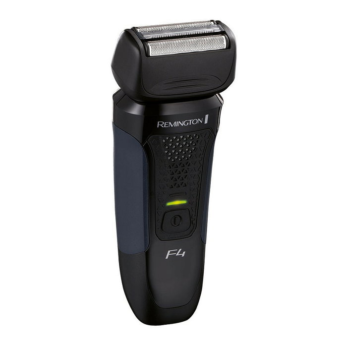 Remington F4002 Máquina de Afeitar de Rotación Shaver F4 Style Series Wet & Dry Color Negro y Azul con Recortadora