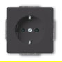 BUSCH-JAEGER 2013-0-5265 Enchufe de Superficie future linear Anthrazit, CEE 7/3 2P+E, 250 V, 16 A, Negro