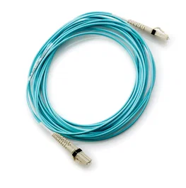 HPE Cable de fibra óptica LC a LC Multimodo OM3 de 2 fibras, 1,0 m, Azul