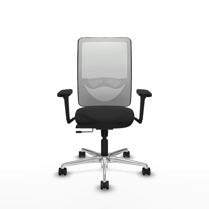 PIQUERAS Y CRESPO Silla de oficina Zulema con mecanismo Sincro/Traslack, Negro y Blanco PIQUERAS Y CRESPO Silla de oficina Zulema con mecanismo Sincro/Traslack, Negro y Blanco